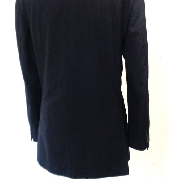 HART SCHAFFNER MARX MEN  BLACK SUIT MADE IN USA - Picture 4 of 8